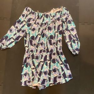 Lilly Pulitzer off the shoulder romper